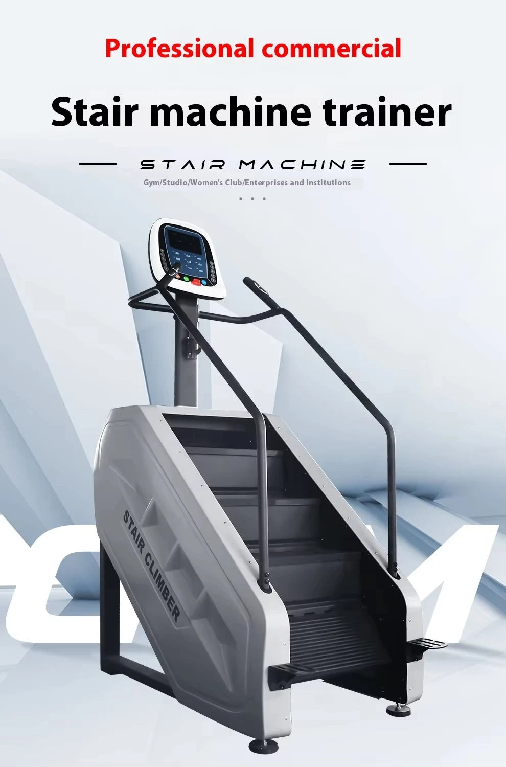 Großhandel elektrische Treppensteigmaschine Kraftbergsteigen Stepper Klettermaschine für Kletterübungen