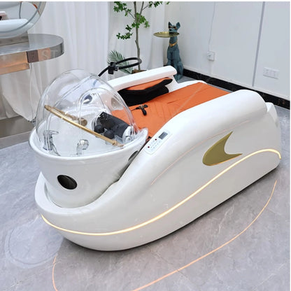 Adjustable Modern Relax Shampoo Chairs Lounge Comfort Barber Shop Shampoo Chairs Massage Stylist Furniture