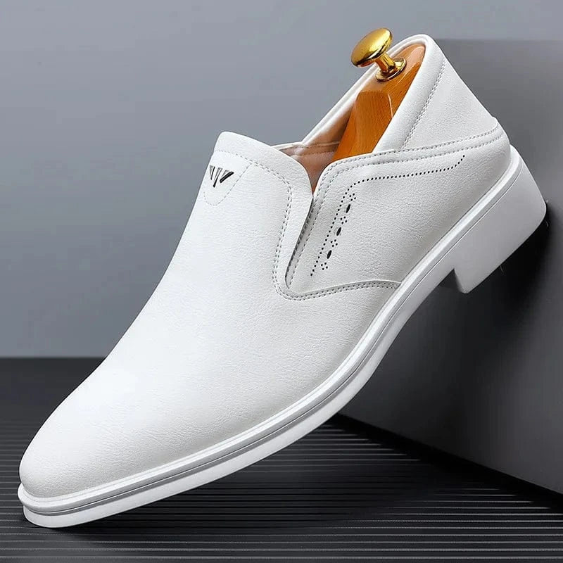 Herrenschuhe 2025 – Britische Designer-Schuhe mit spitzer Zehenpartie für Frühling/Herbst