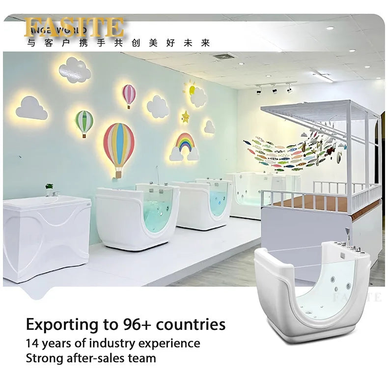 Cross-border acrylic children's baby pool infant thermostatic doll bathtub