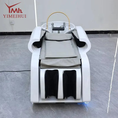 Head Spa Bed Massage Therapy Plumbing Japanese with Water tank Hair Shampoo Washing Electric Luxury Head Spa Bed