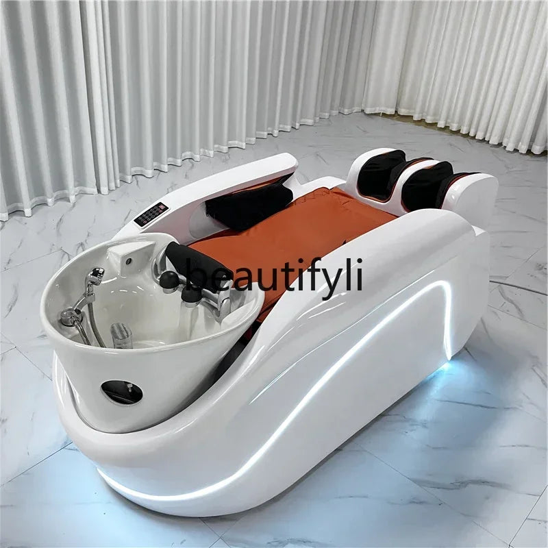 ss D Intelligentes automatisches Massage-Shampoo-Bett, Wasserzirkulation, Haarbehandlung, Schönheitssalon, Begasungs-Spülbett