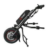 Elesmart Kit de conversion de tracteur de moto électrique 12 pouces 36V 250/350/500W fixation de fauteuil roulant pour aide aux personnes handicapées
