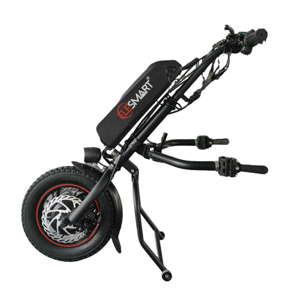 Elesmart Kit de conversion de tracteur de moto électrique 12 pouces 36V 250/350/500W fixation de fauteuil roulant pour aide aux personnes handicapées