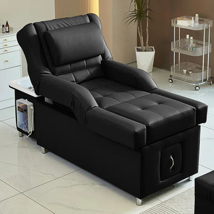 Gesundheitsfußmassage Schönheitssalon Spezialshampookopf-Bett elektrisches Hebefußmassage-Sofabett Schönheitssalon High-End-Kopftherapiebett