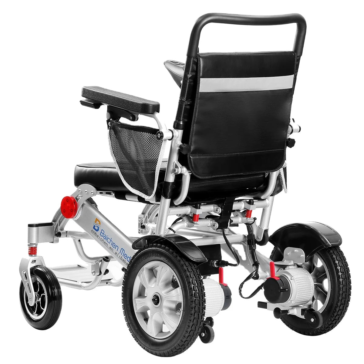 600W Double Motor Folding Wheelchair 13Ah Lithium Battery Wheelchair Electric