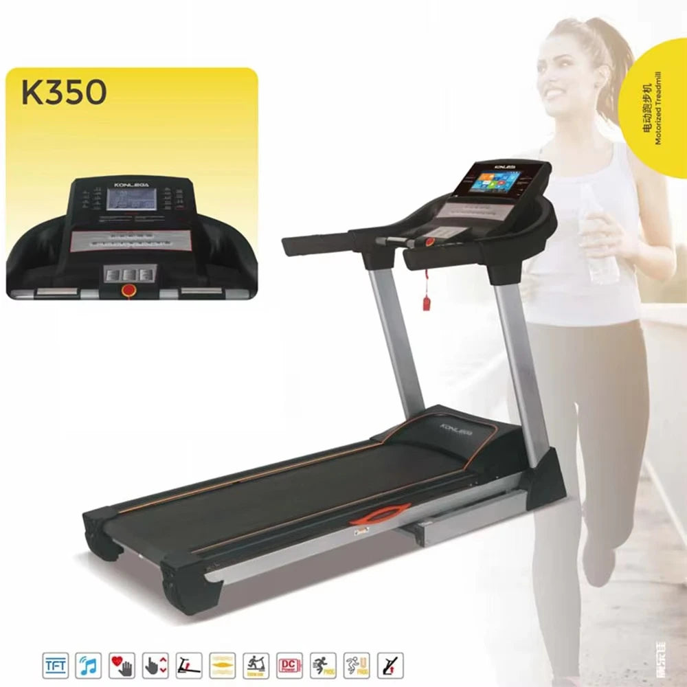 Portable Electric Foldable Treadmill with LCD Screen for Home Use Space-Saving Design Indoor Exercise & Fitness Equipment