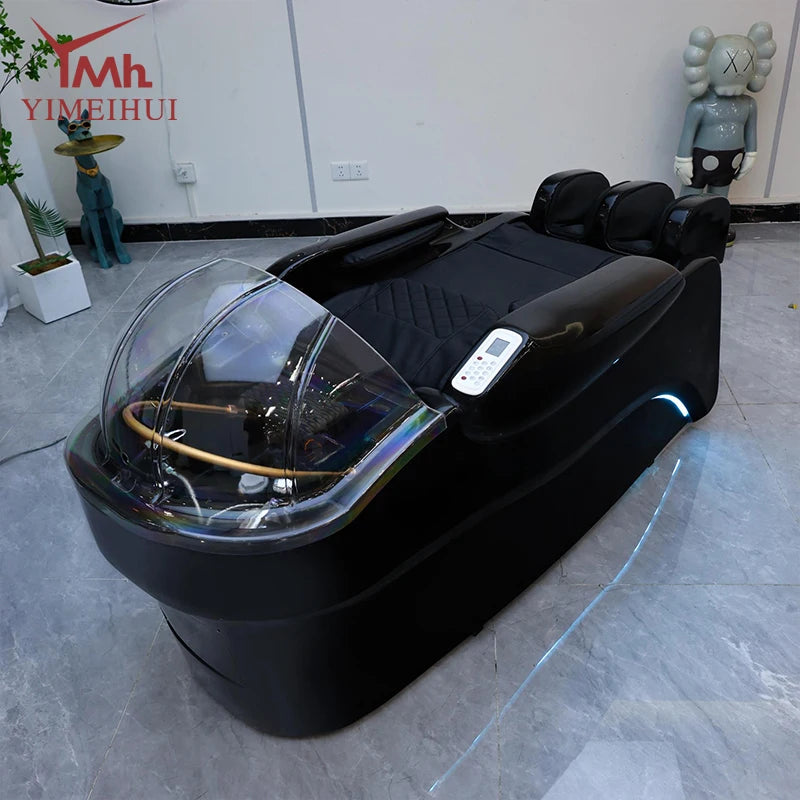 Liege-Elektromassage-Multifunktions-Ganzkörper-Spa-Kopf-Wasserturbinen-Shampoo-Liegen