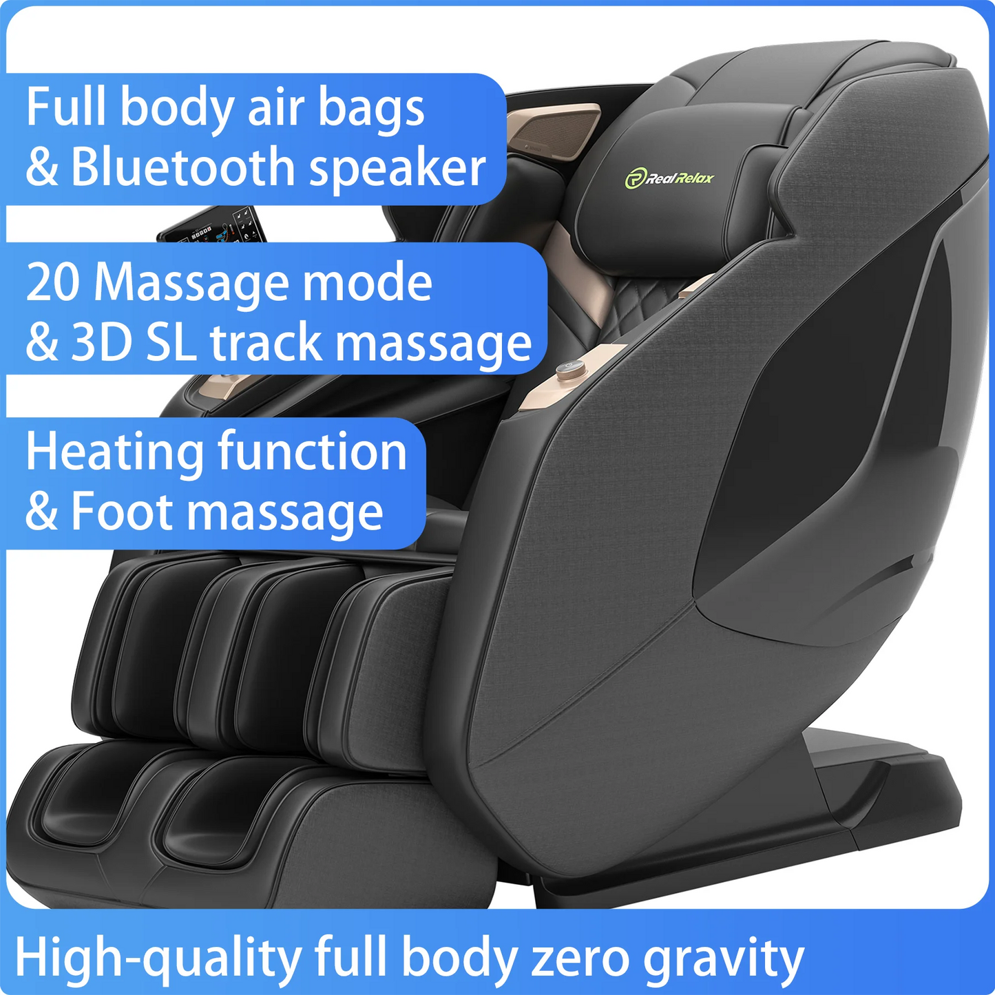 Moderner elektrischer Relaxsessel mit Massagefunktion, Home-Freizeit-Massagesessel, Gaming-Sessel, Lazy Sofa mit Schaukelfunktion, Massagesessel