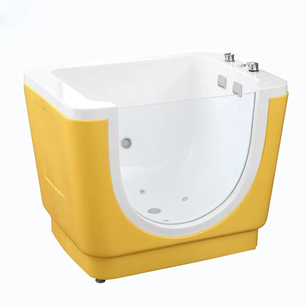 1100X850X850mm Infant Baby Portable Spa Acrylic Hydromassage Whirlpool Kids Children Bathtub NS807A