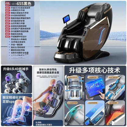 Massagesessel Home Intelligent Multifunktional Ganzkörper Automatisch Elektrisch Schwerelosigkeit Raumkapsel Führungsschiene