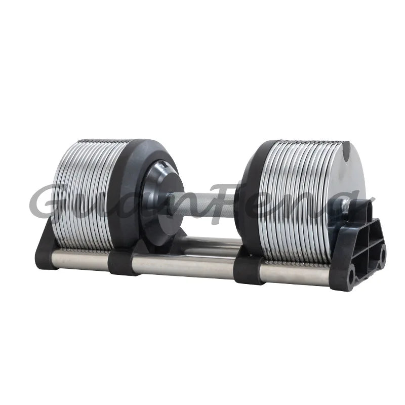 for2024 New Arrivals OEM 2.2LB Increments Adjustable Dumbbell 70LB 80LB Free Weights Gym Dumbbells Set