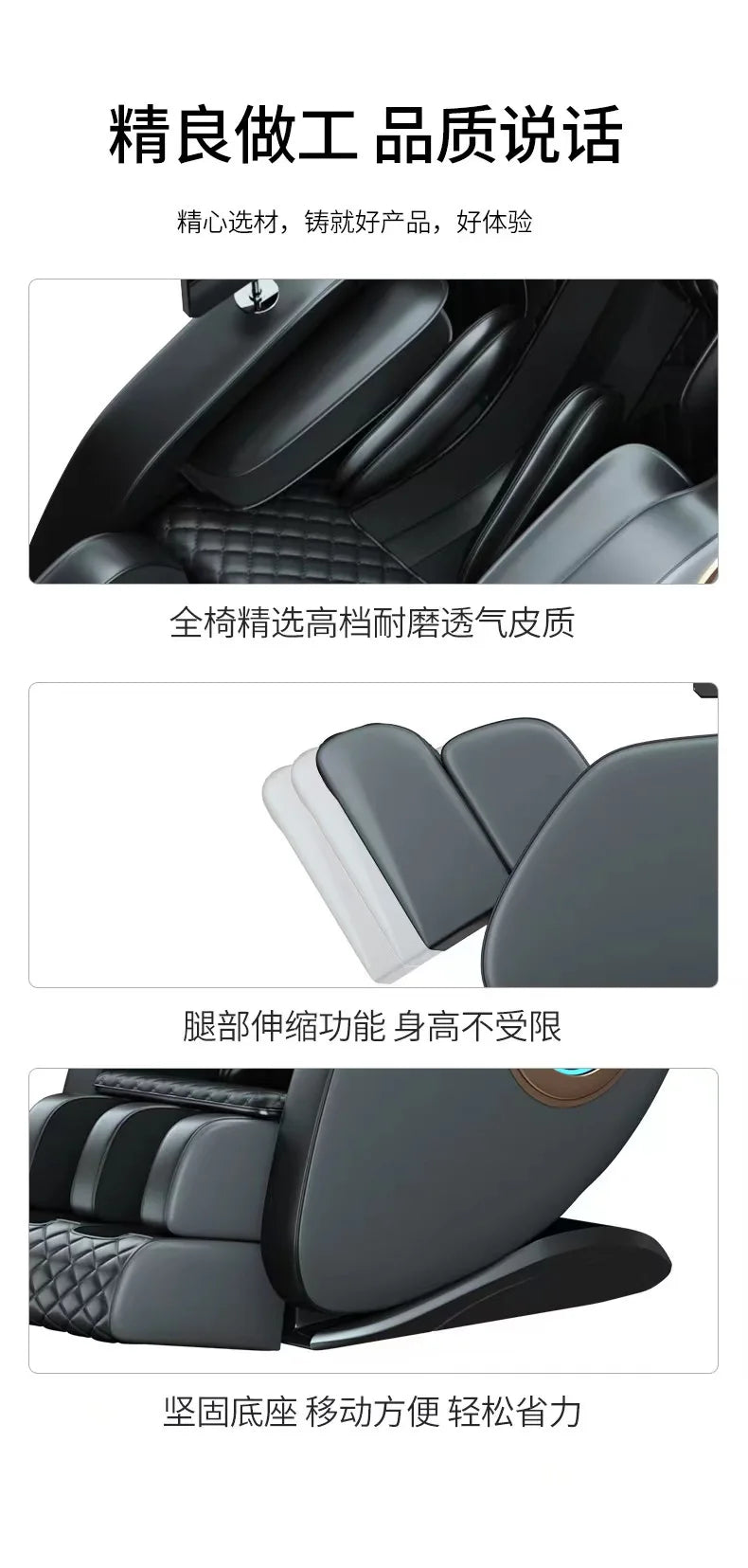 Asmt56 kommerzieller Massagesessel für Mittelalte und Senioren, vollautomatischer Zero-Gravity-Reisesessel, Home-Jade-Bewegungskabine