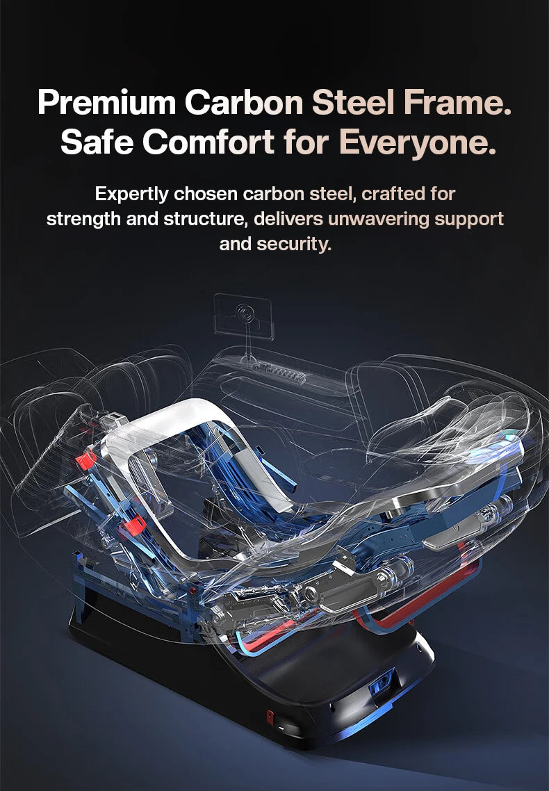 Dual Core 4D Electric Massage Chair Thai Stretch Electric Leg Lift Massage Triple Control Operation‌ Home Office Leisure Sofa