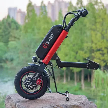 Handcycle électrique léger et attachable 12,8 Ah 500 W pour le sport/pliable