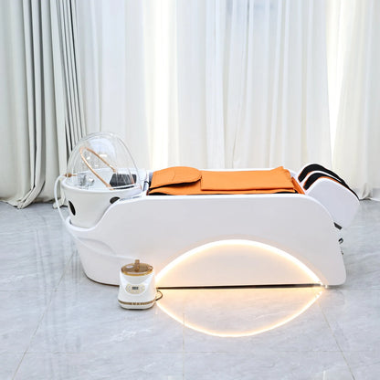 Intelligente Massage-Haarwaschliege, Massagetisch, Kopf-SPA-Salonmöbel für Luxussalons, Friseurdienstleistungen