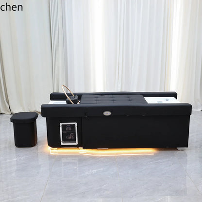 CZ  Electric Adjustable Foot Spa Beauty Shampoo Bed Massage Foot Soak Automatic Up and Down Foot Bath Health Salon