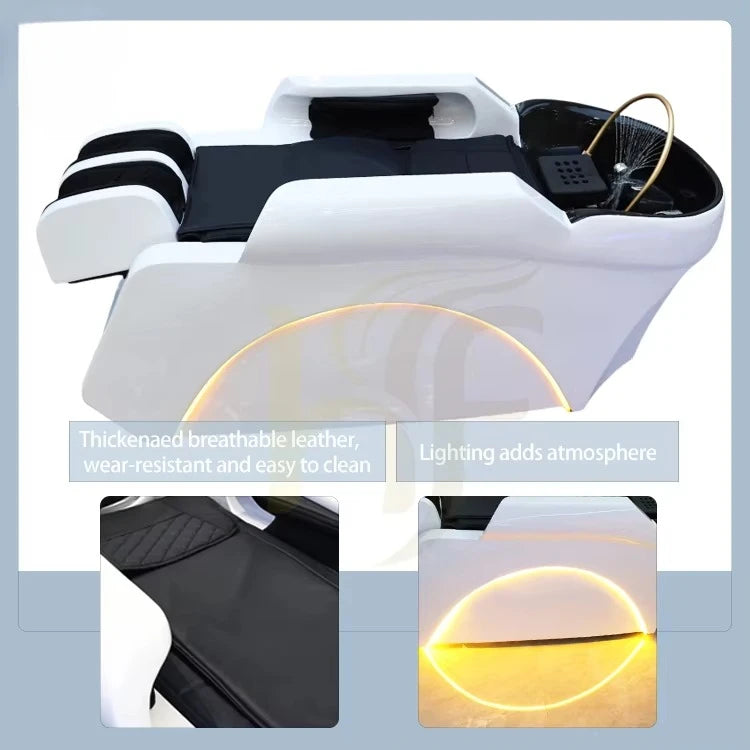 XinSheng Hair Salon Shampoo Bed Head SPA Fumigation Machine Electric Massage Table for Leisure Health Store Commercial Furniture