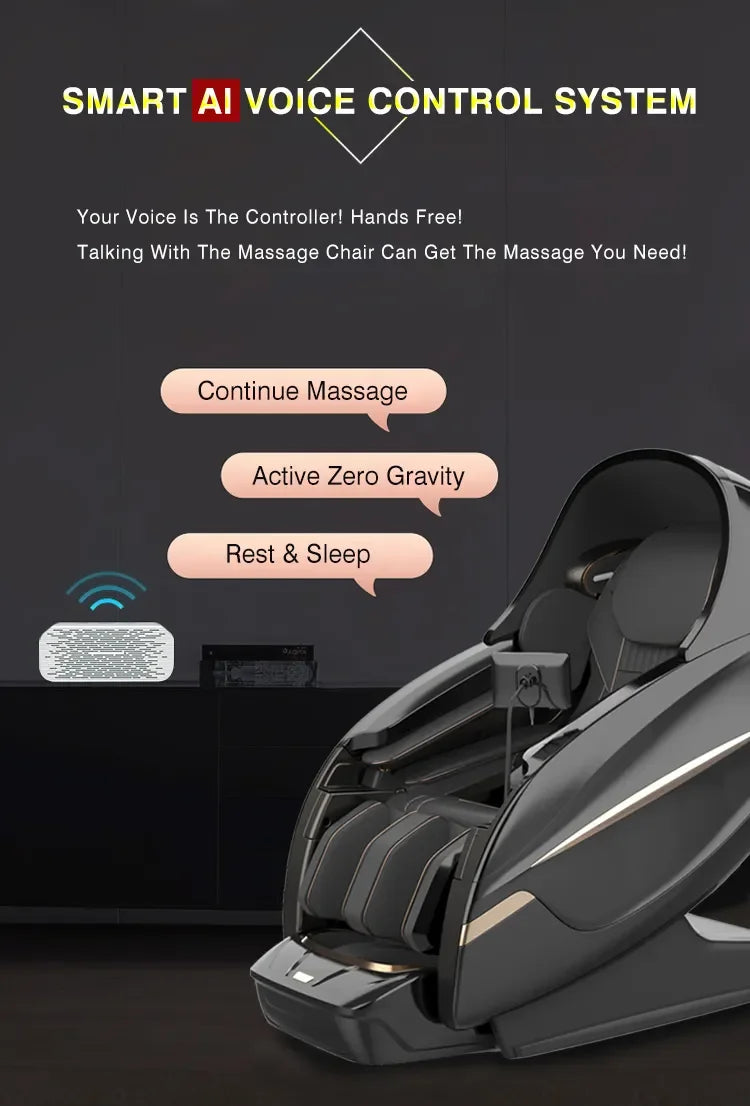 Japanese Luxury Electric 4D Zero Gravity Full Body Airbags Massage Chair With Low Price