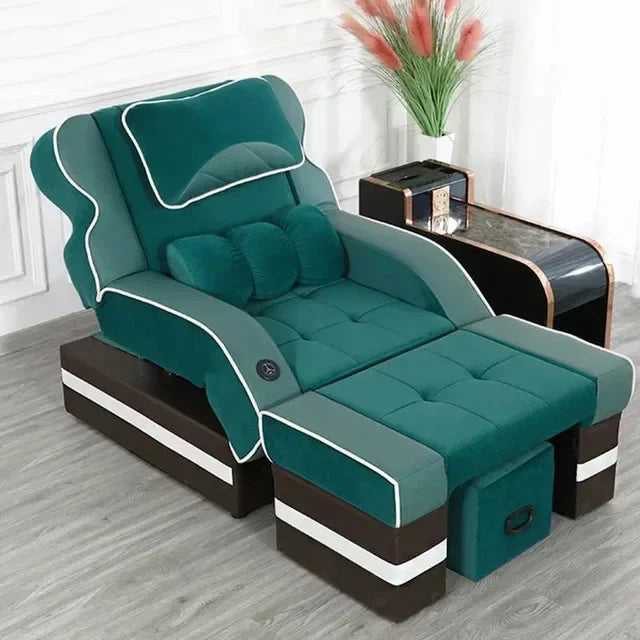 Fuß-Spa Tragbarer elektrischer Relaxsessel Sofa Stuhl Nagel Pediküre Silla Maniküre Salonmöbel