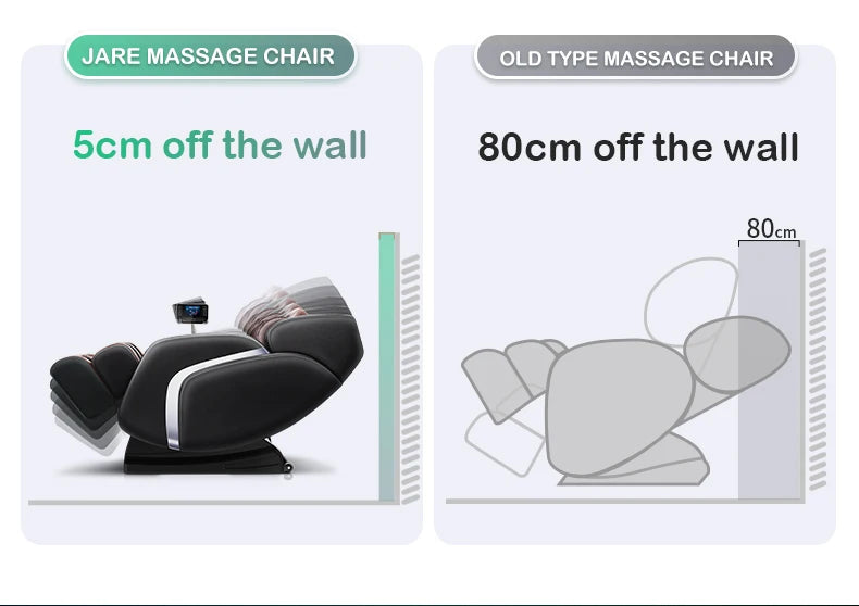 Jare B5 Großhandel OEM ODM Fabrikpreis Heißer Verkauf Luxus Leder Zero Gravity Elektrischer Ganzkörper-Massagesessel