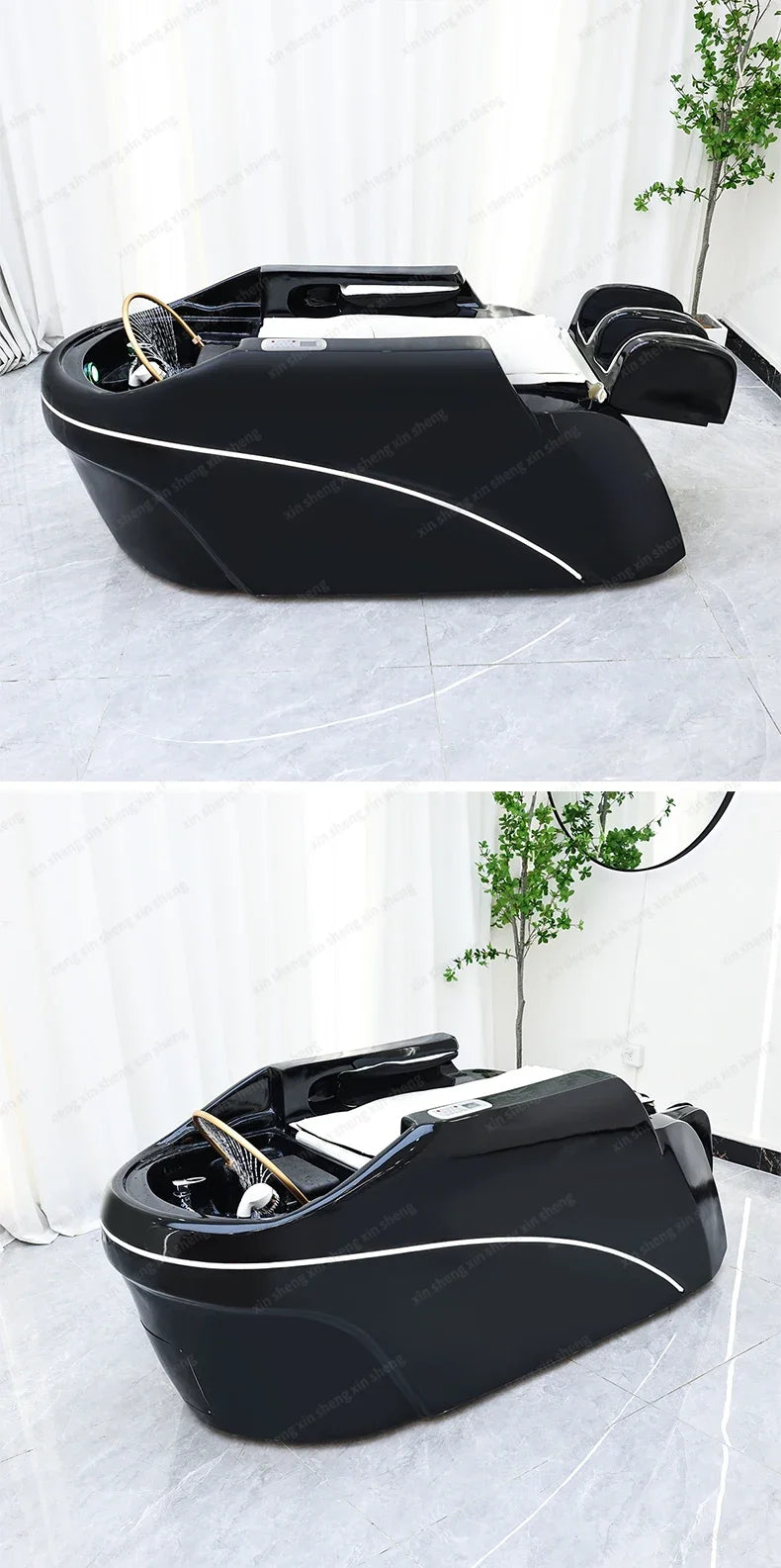 Factory Hair Salon Shampoo Bed Head SPA Fumigation Machine Electric Massage Table For Leisure Health Store Commercial Furniture