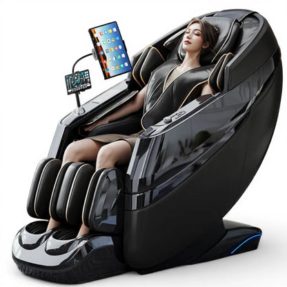 Full body zero gravity heating deep tissue massage chair, Bluetooth roller massage chair