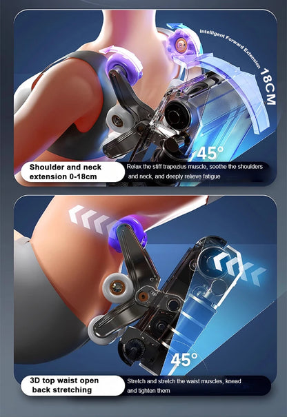 Ergonomischer Zero-Gravity-Massagesessel, Shiatsu-Technologie, Ganzkörper-Airbags, Fußrollen, Wadenkneten, Bluetooth, Wohnkomfort