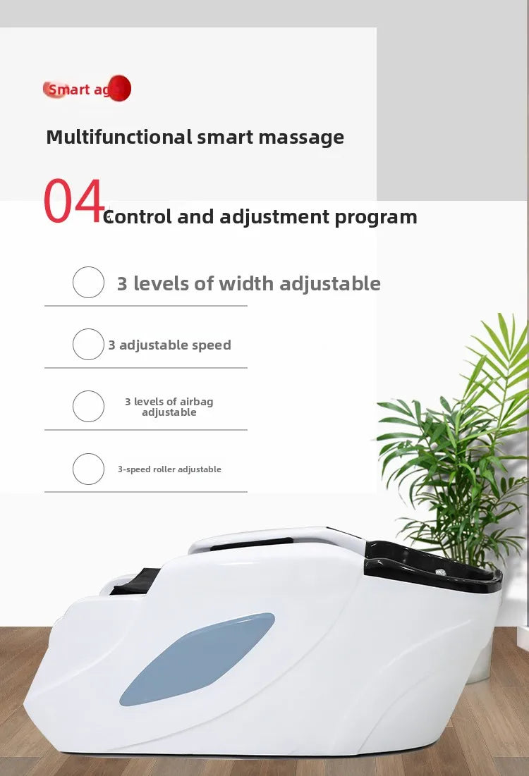 Elektrisches intelligentes Massage-Shampoo-Bett Friseursalon Spezial Thai Flachliegendes Friseursalon Automatisches Kopfbehandlungsbett Massagebett