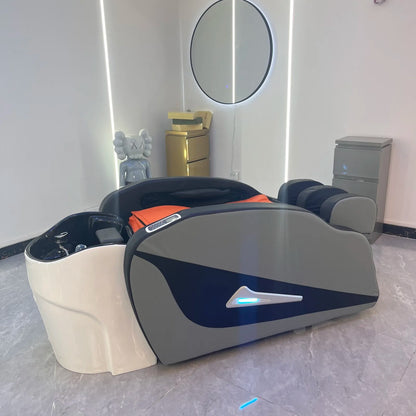 Automatische Haarwasch-Massage-Shampooliege, Kopf-SPA-Liegen, Friseurgeschäft professionelle Friseurdienstleistungen Geschäftsmöbel