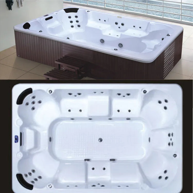 3600X2300X960mm 8 people Swimming Pool whirlpool Bathtub Acrylic Hydromassage Surfing Massage SPA H5360A