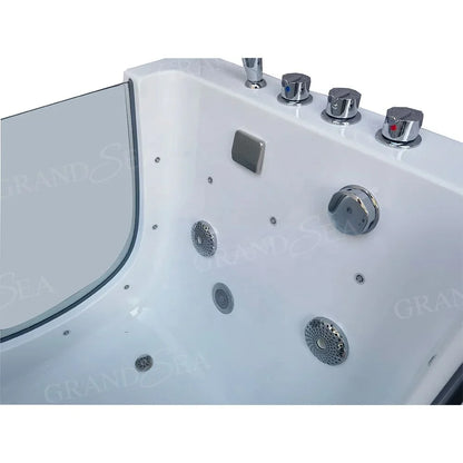 Freistehende Hydrotherapie Baby SPA Badewanne Massage Thermostat Einweichbadewanne Acryl Kinderbadewanne