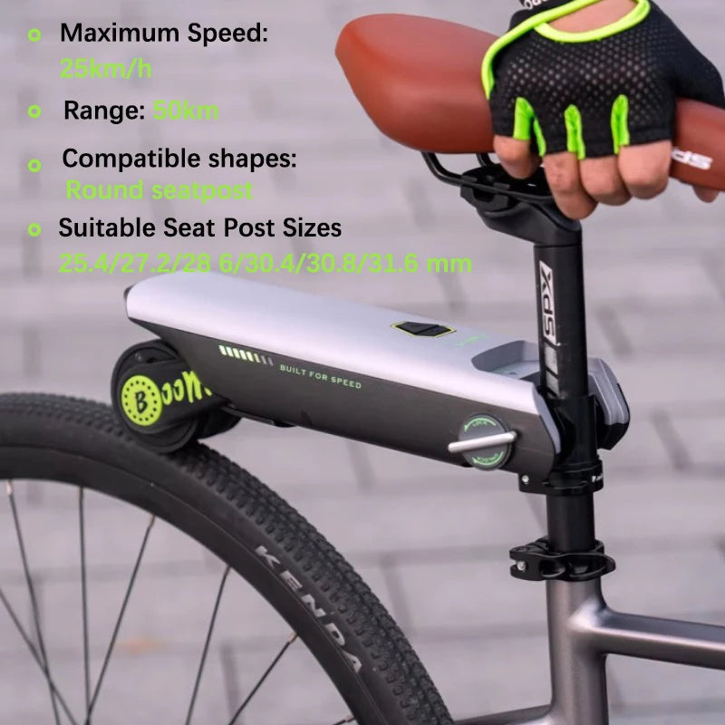 Booster électrique portable pour vélo, accessoires durables, suite VTT, 18V, 200W