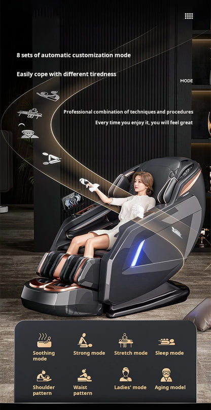 Three Years Warranty 4D Zero Gravity  SL Track Massage Chair Full Body Airbag Office Chair Home 3D AI Voice control Massage Sofa