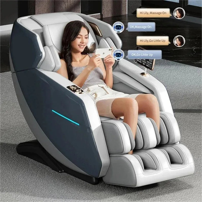 Hot Sale Hand Control 4D Musikfunktion für den Heimgebrauch Luxus Ganzkörpermassagesessel Fußmassage Sofa HOT SALE