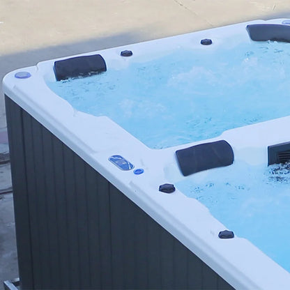 5850X2250X1500mm 8 Personen Schwimmbad Whirlpool Badewanne Acryl Hydromassage Surfmassage SPA H5850A