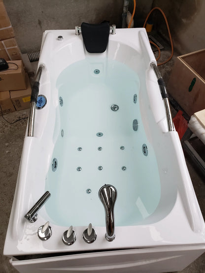 Black Acrylic Massage Bath Tubs Bathtubs & Whirlpools Corner Massage Bathtub Hot Tub for Soaking