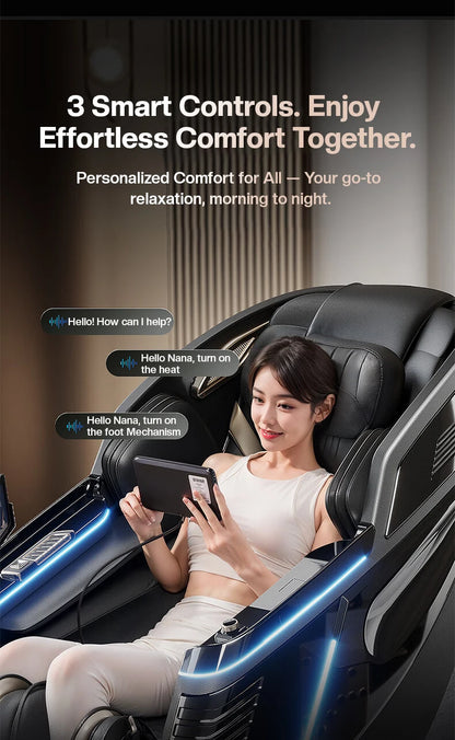 Dual Core 4D Electric Massage Chair Thai Stretch Electric Leg Lift Massage Triple Control Operation‌ Home Office Leisure Sofa