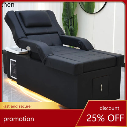 CZ  Electric Adjustable Foot Spa Beauty Shampoo Bed Massage Foot Soak Automatic Up and Down Foot Bath Health Salon