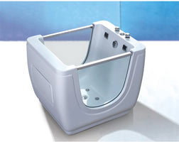 Tragbare Hydromassage-Whirlpool-Badewanne aus Acryl für Babys und Kinder NS806