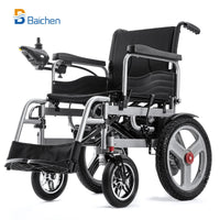 2024 Hot Sale Indonesia Ultra Lightest Cheap Steel Wheel Chair Travel Beach Foldable Portable Electric Wheelchair For Adults
