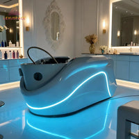 custom.Luxury 4D Full Body Massage Bag Massage Spa Shampoo Bed With Ceramic Basin