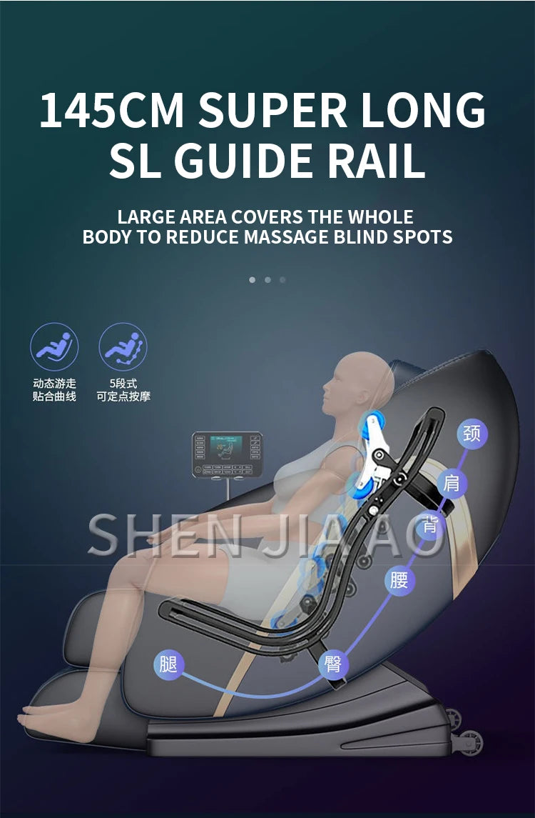 PM-W9 Raumkapsel-Massagesessel Bluetooth-Musik Automatische Ganzkörper-Massage Couch für zu Hause