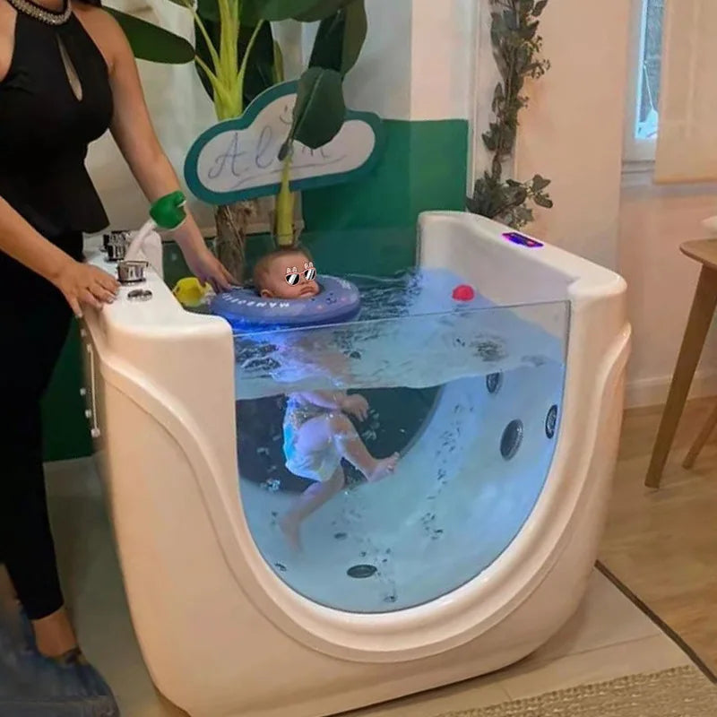 Cross-border acrylic children's baby pool infant thermostatic doll bathtub
