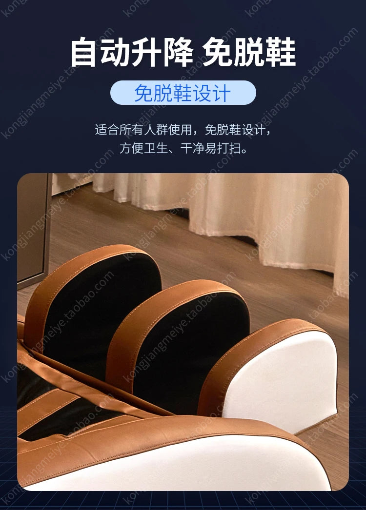 LMM Elektrisches Massage-Shampoo-Bett Schönheitssalon Spezielles Friseursalon Smart Head Therapy Wasserzirkulationsbett