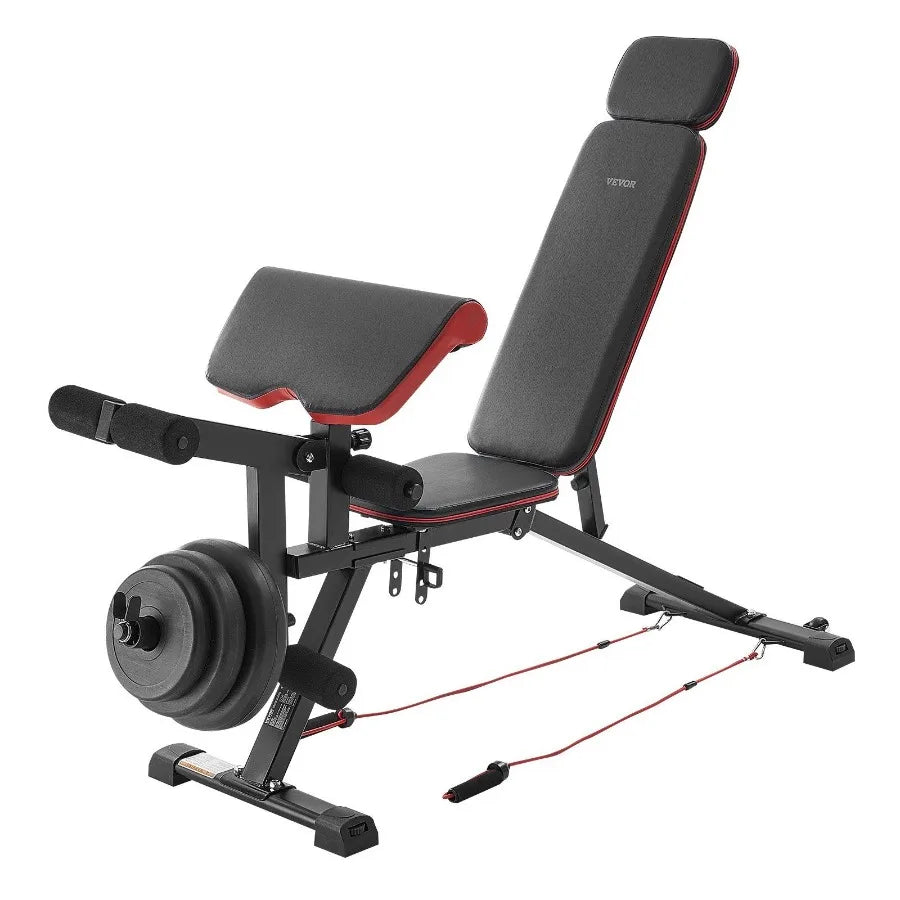 Hantelbank Bauchtrainer für Home Gym Krafttraining Verstellbar