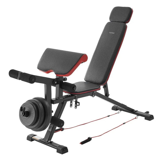 Hantelbank Bauchtrainer für Home Gym Krafttraining verstellbar