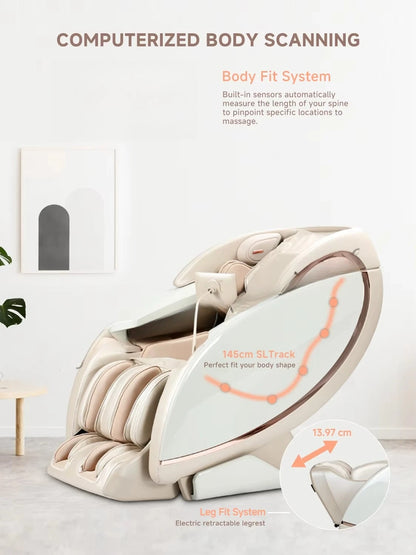 [2026]Deep 6D Ultra Comfortable & Strong Full Body Office Massage Chair Various Massage Modes Zero Gravity Function Factory Orig