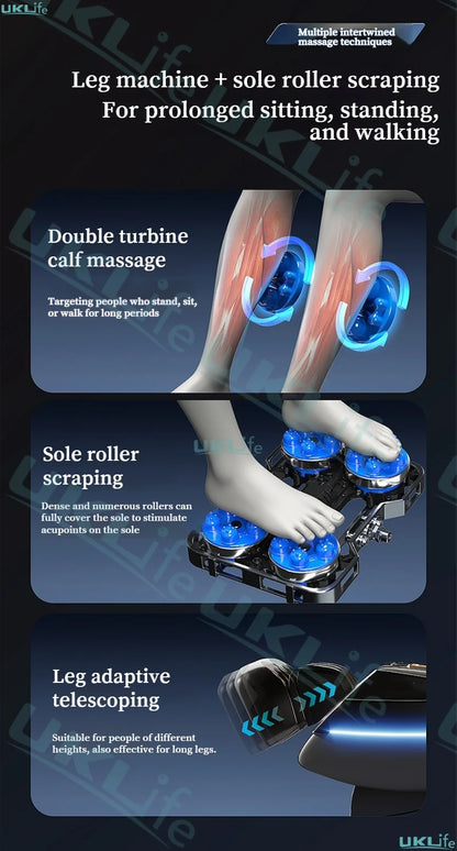2026 MAX6D Dual-Core Jade-Massagesessel mit Wadenmassage, 152 cm Dual-SL-Schiene, KI-Sprachsteuerung, Schwerelosigkeitsmodus