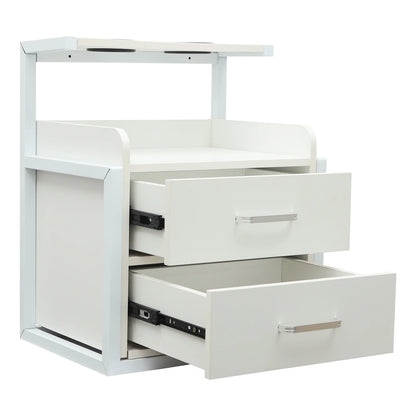 Multifunktionale Salonwagen Wandmontierter Friseurschrank Friseursalon Spezial Dauerwellen-Färbemittel-Ablageregal Möbel